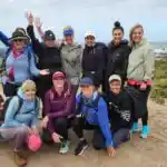 Trail group photo with Group of 12 Friends